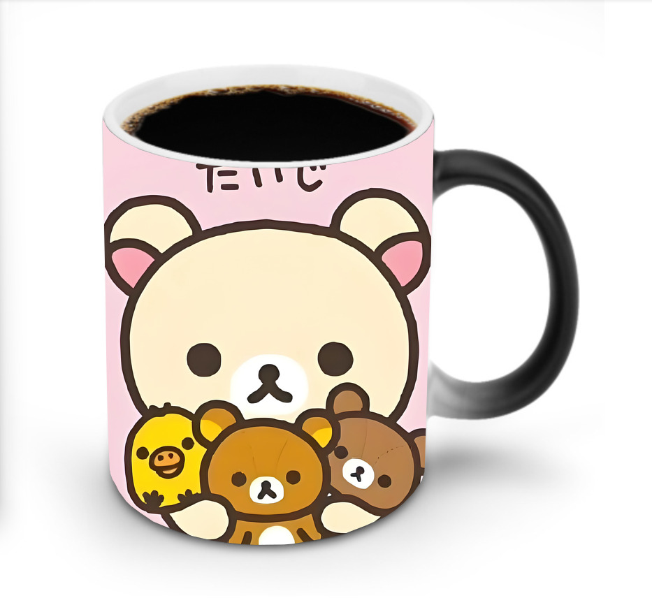 （画像用） リラックマ リラックマ キイロイトリ Rilakkuma Korilakkuma Kiiroitori 温度変色マグカップ