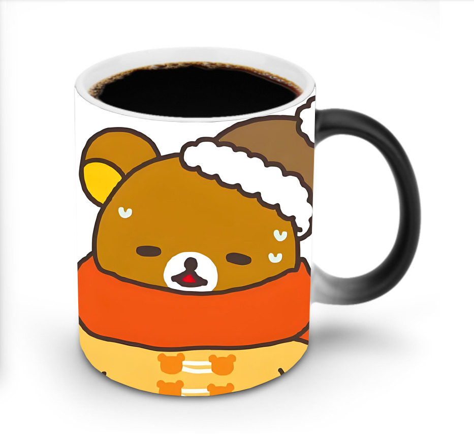 （画像用） リラックマ リラックマ キイロイトリ Rilakkuma Korilakkuma Kiiroitori 温度変色マグカップ