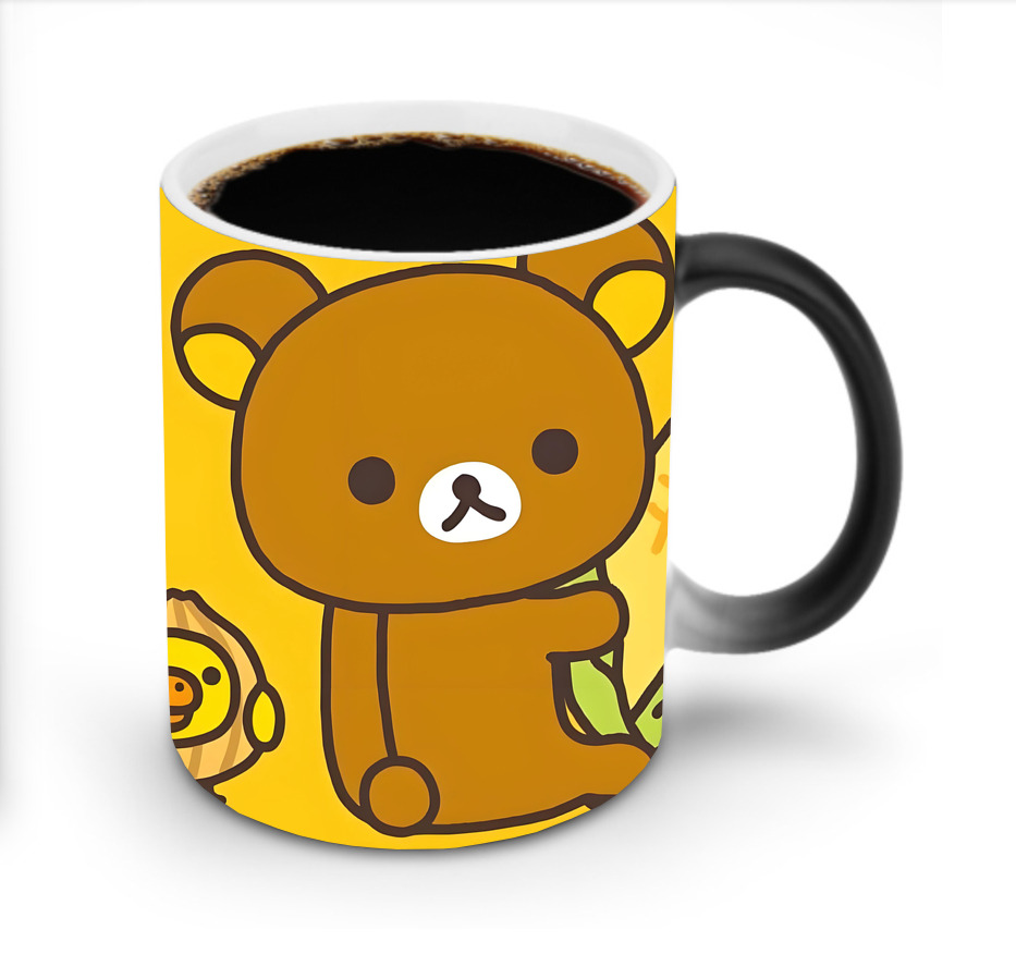 （画像用） リラックマ リラックマ キイロイトリ Rilakkuma Korilakkuma Kiiroitori 温度変色マグカップ