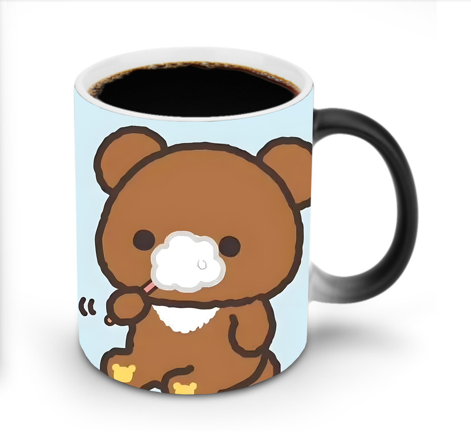 （画像用） リラックマ リラックマ キイロイトリ Rilakkuma Korilakkuma Kiiroitori 温度変色マグカップ