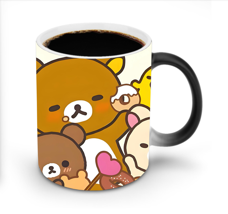 （画像用） リラックマ リラックマ キイロイトリ Rilakkuma Korilakkuma Kiiroitori 温度変色マグカップ