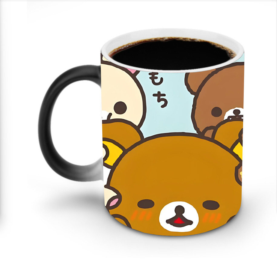 （画像用） リラックマ リラックマ キイロイトリ Rilakkuma Korilakkuma Kiiroitori 温度変色マグカップ