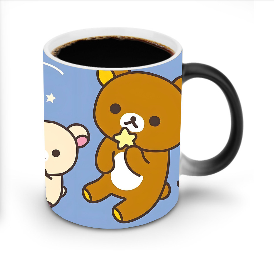 （画像用） リラックマ リラックマ キイロイトリ Rilakkuma Korilakkuma Kiiroitori 温度変色マグカップ