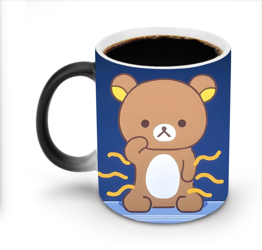 （画像用） リラックマ リラックマ キイロイトリ Rilakkuma Korilakkuma Kiiroitori 温度変色マグカップ