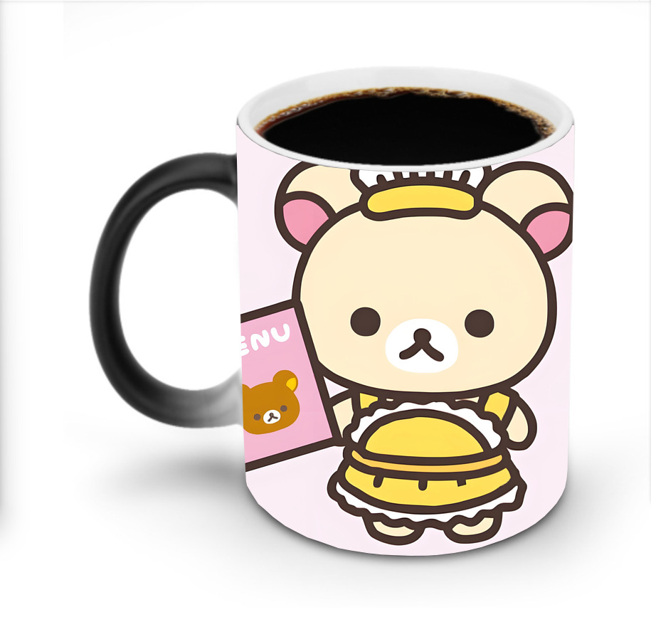 （画像用） リラックマ リラックマ キイロイトリ Rilakkuma Korilakkuma Kiiroitori 温度変色マグカップ
