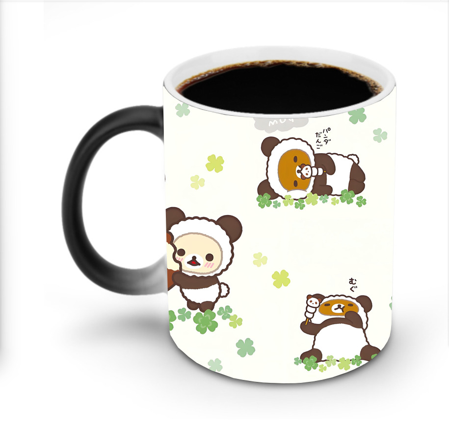（画像用） リラックマ リラックマ キイロイトリ Rilakkuma Korilakkuma Kiiroitori 温度変色マグカップ