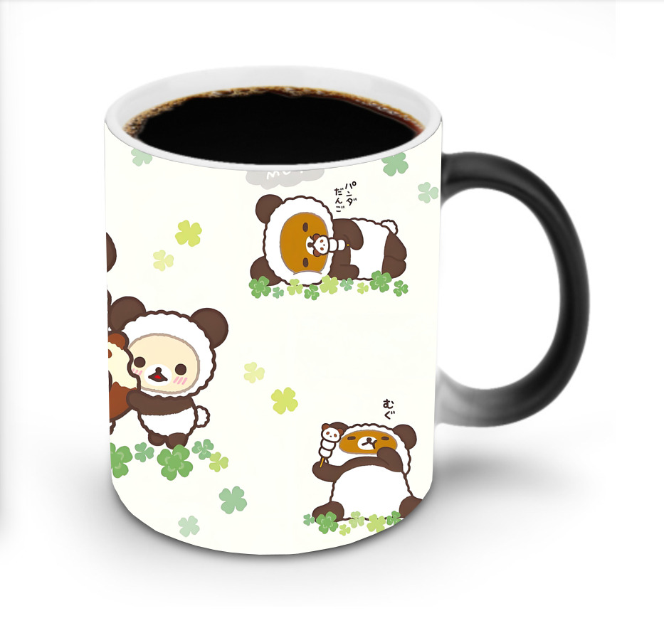 （画像用） リラックマ リラックマ キイロイトリ Rilakkuma Korilakkuma Kiiroitori 温度変色マグカップ