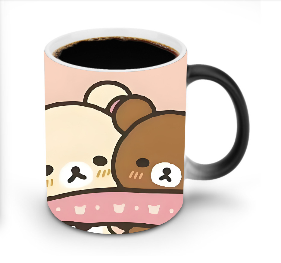 （画像用） リラックマ リラックマ キイロイトリ Rilakkuma Korilakkuma Kiiroitori 温度変色マグカップ