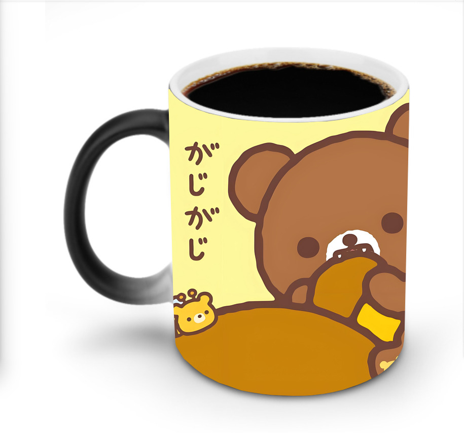 （画像用） リラックマ リラックマ キイロイトリ Rilakkuma Korilakkuma Kiiroitori 温度変色マグカップ