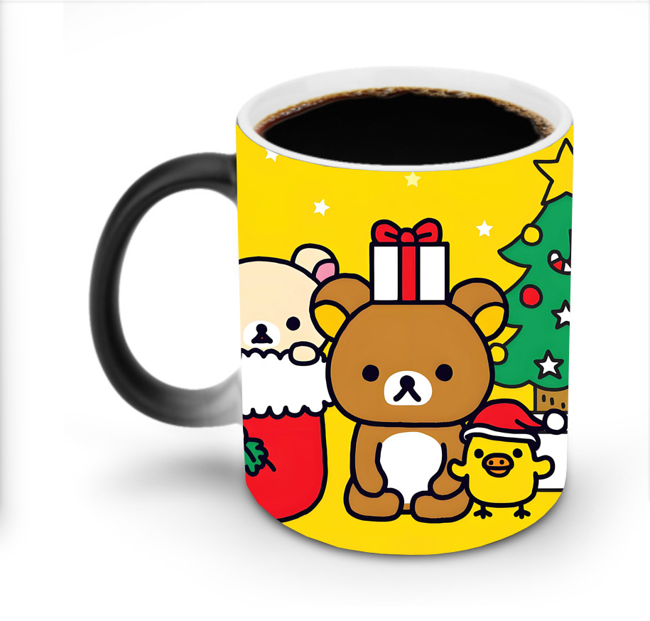 （画像用） リラックマ リラックマ キイロイトリ Rilakkuma Korilakkuma Kiiroitori 温度変色マグカップ