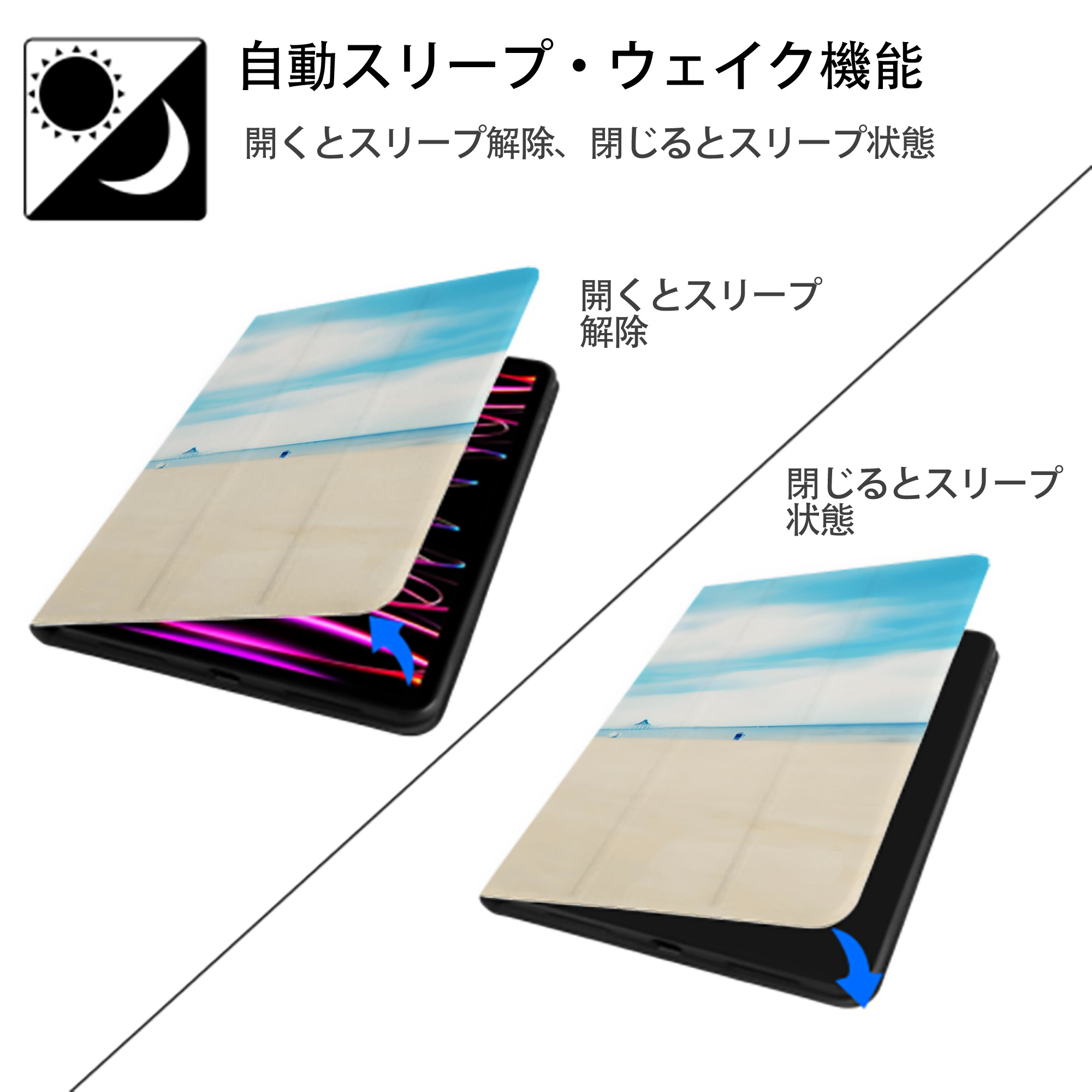 リラックマ リラックマ キイロイトリ Rilakkuma Korilakkuma Kiiroitori IPad ケース ブック型 PUレザー TPU 耐衝撃 軽量 薄型 ペン収納なし 全面保護 IPad 各モデル対応