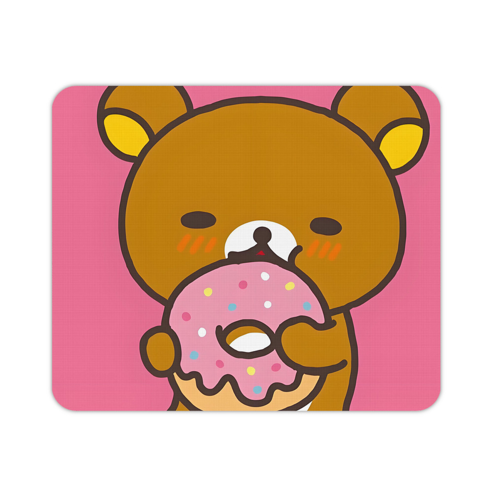 （画像用） リラックマ リラックマ キイロイトリ Rilakkuma Korilakkuma Kiiroitori マウスパッド ステッチ加工 ラバー素材 防水 滑り止め 超薄型 ゲーミング/オフィス対応