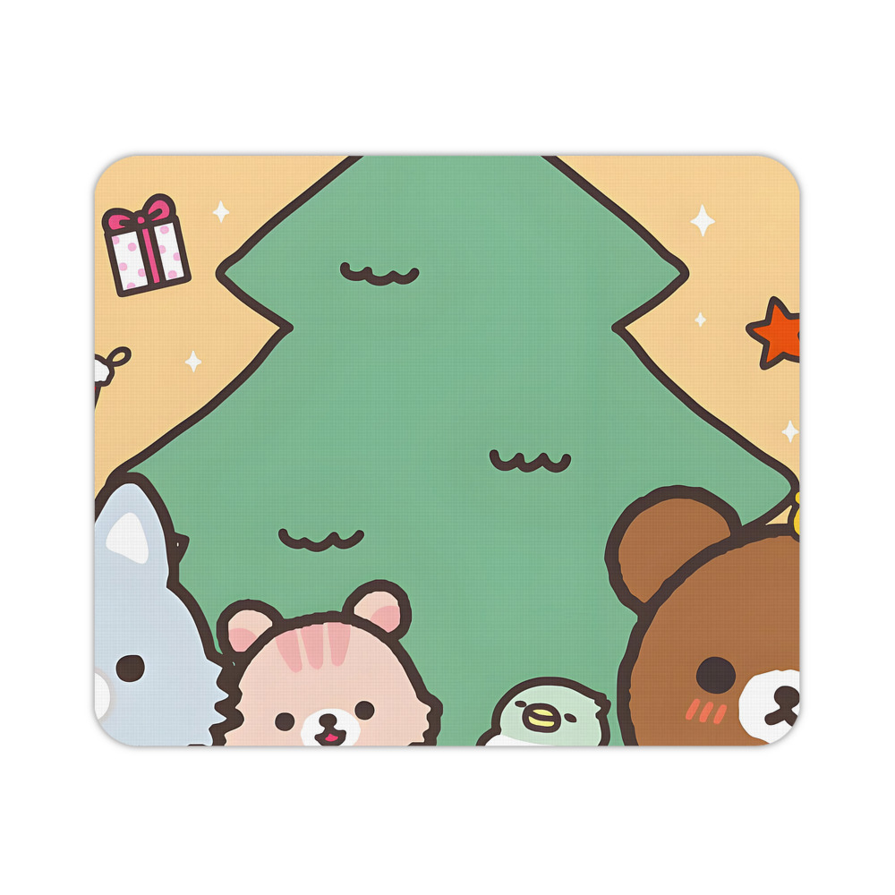 （画像用） リラックマ リラックマ キイロイトリ Rilakkuma Korilakkuma Kiiroitori マウスパッド ステッチ加工 ラバー素材 防水 滑り止め 超薄型 ゲーミング/オフィス対応