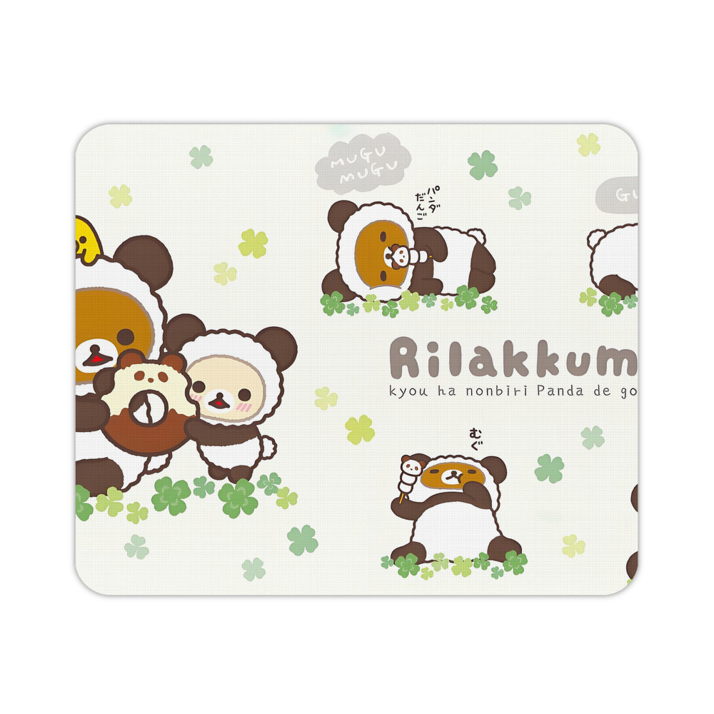 （画像用） リラックマ リラックマ キイロイトリ Rilakkuma Korilakkuma Kiiroitori マウスパッド ステッチ加工 ラバー素材 防水 滑り止め 超薄型 ゲーミング/オフィス対応