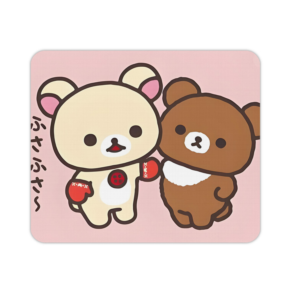 （画像用） リラックマ リラックマ キイロイトリ Rilakkuma Korilakkuma Kiiroitori マウスパッド ステッチ加工 ラバー素材 防水 滑り止め 超薄型 ゲーミング/オフィス対応