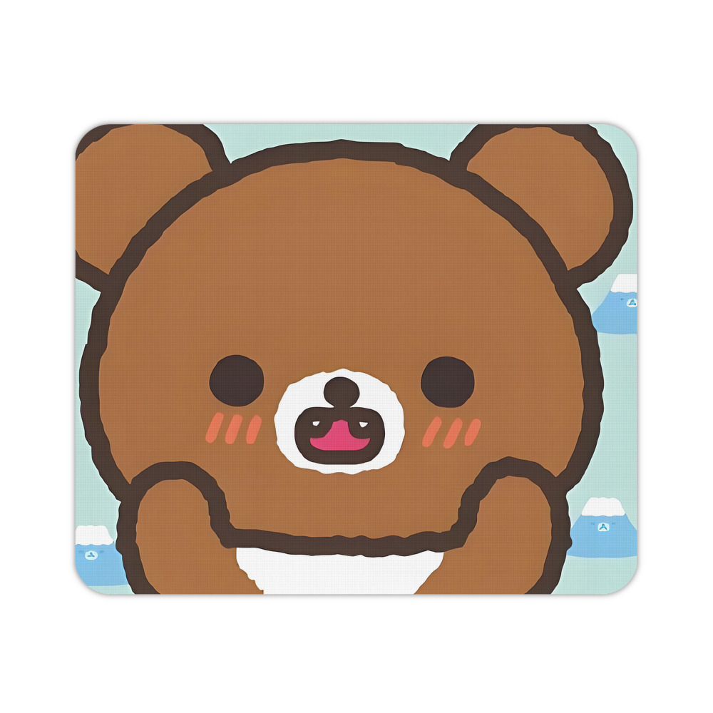 （画像用） リラックマ リラックマ キイロイトリ Rilakkuma Korilakkuma Kiiroitori マウスパッド ステッチ加工 ラバー素材 防水 滑り止め 超薄型 ゲーミング/オフィス対応