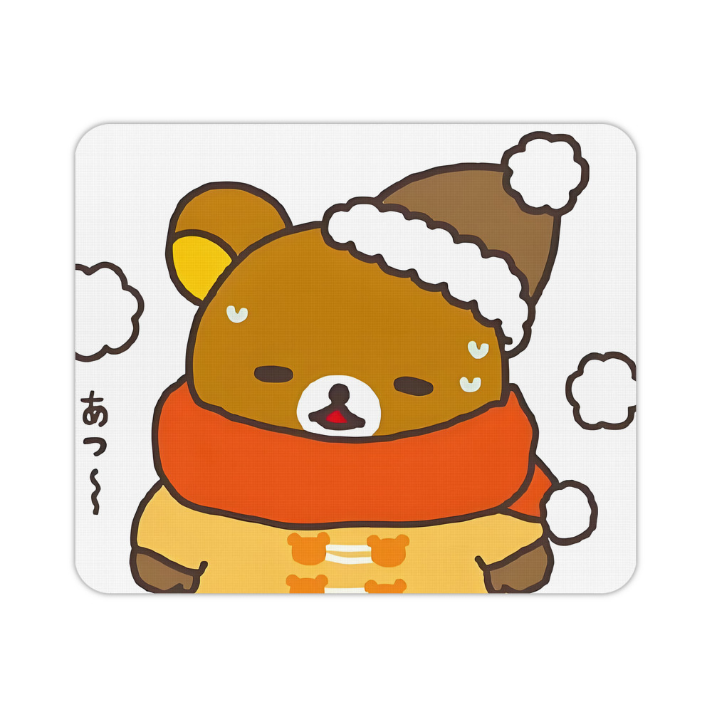 （画像用） リラックマ リラックマ キイロイトリ Rilakkuma Korilakkuma Kiiroitori マウスパッド ステッチ加工 ラバー素材 防水 滑り止め 超薄型 ゲーミング/オフィス対応
