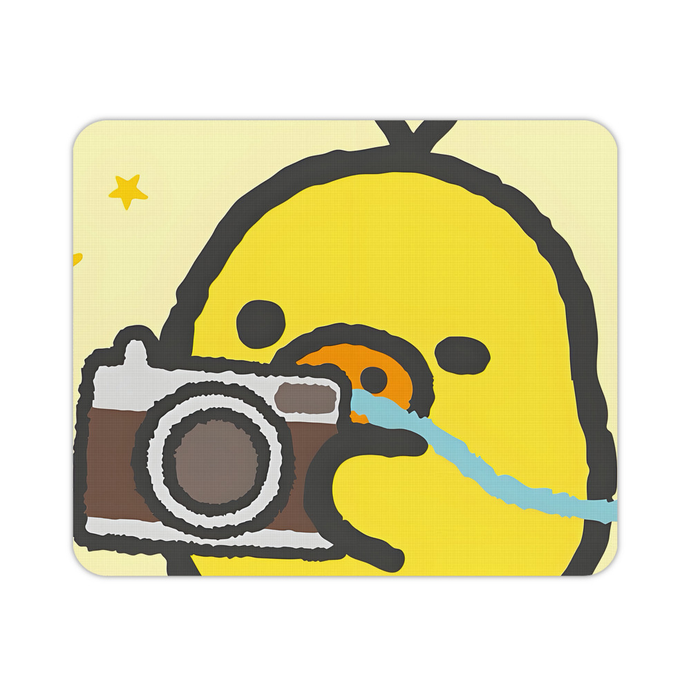 （画像用） リラックマ リラックマ キイロイトリ Rilakkuma Korilakkuma Kiiroitori マウスパッド ステッチ加工 ラバー素材 防水 滑り止め 超薄型 ゲーミング/オフィス対応