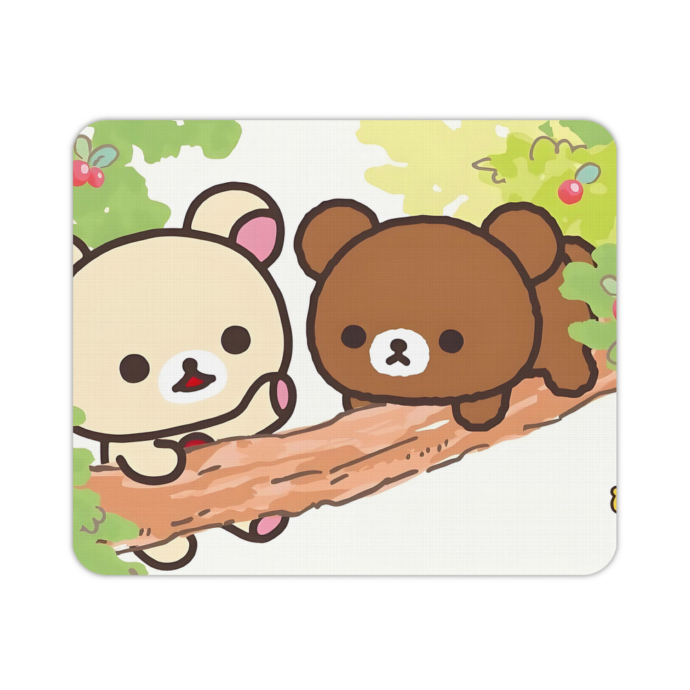 （画像用） リラックマ リラックマ キイロイトリ Rilakkuma Korilakkuma Kiiroitori マウスパッド ステッチ加工 ラバー素材 防水 滑り止め 超薄型 ゲーミング/オフィス対応