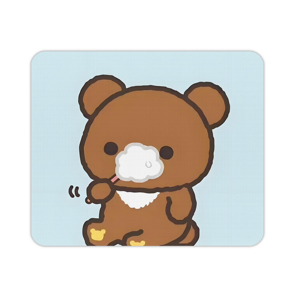 （画像用） リラックマ リラックマ キイロイトリ Rilakkuma Korilakkuma Kiiroitori マウスパッド ステッチ加工 ラバー素材 防水 滑り止め 超薄型 ゲーミング/オフィス対応