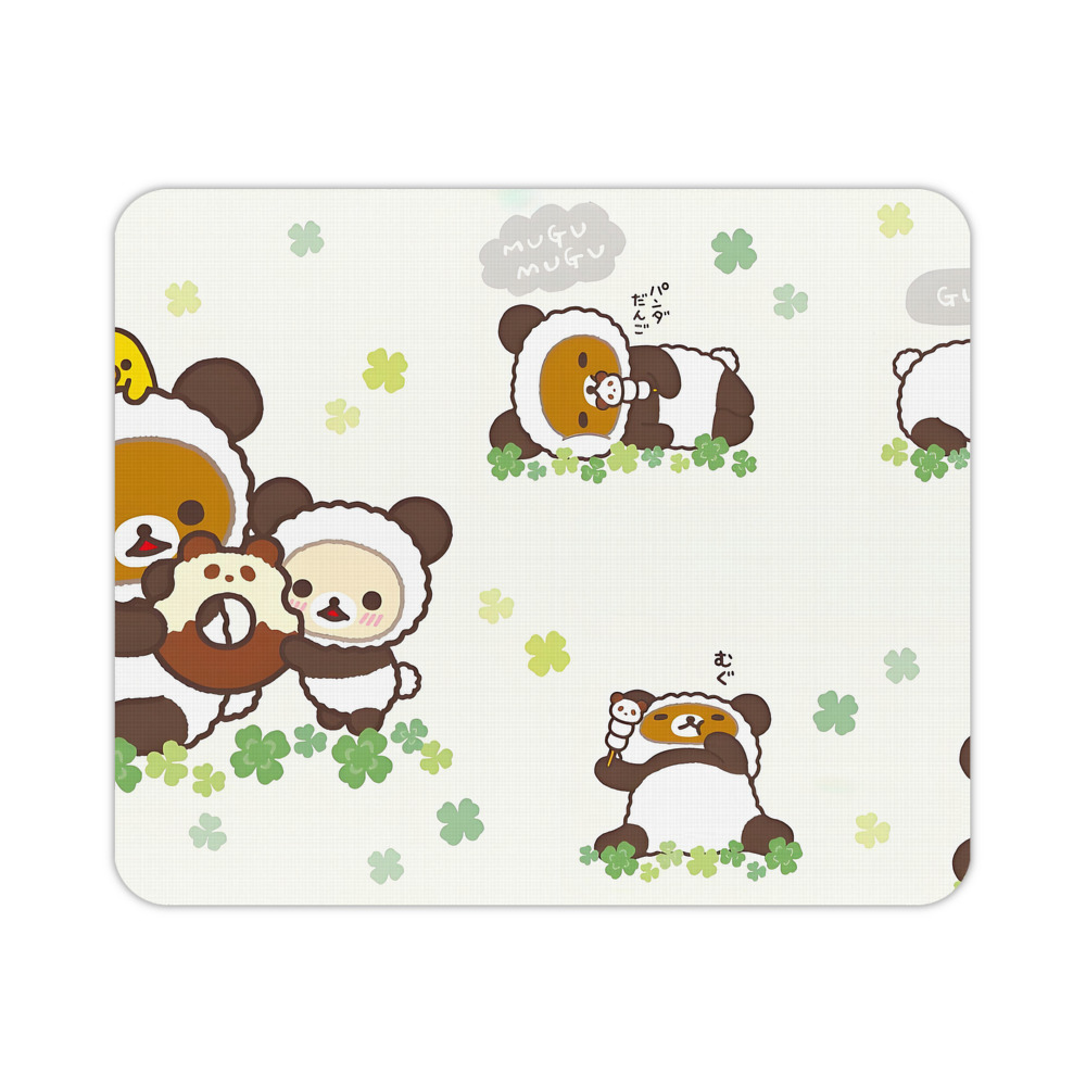 （画像用） リラックマ リラックマ キイロイトリ Rilakkuma Korilakkuma Kiiroitori マウスパッド ステッチ加工 ラバー素材 防水 滑り止め 超薄型 ゲーミング/オフィス対応