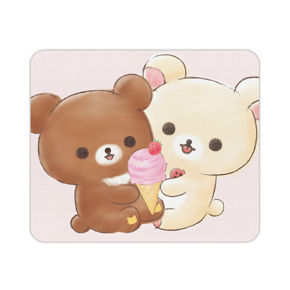 （画像用） リラックマ リラックマ キイロイトリ Rilakkuma Korilakkuma Kiiroitori マウスパッド ステッチ加工 ラバー素材 防水 滑り止め 超薄型 ゲーミング/オフィス対応