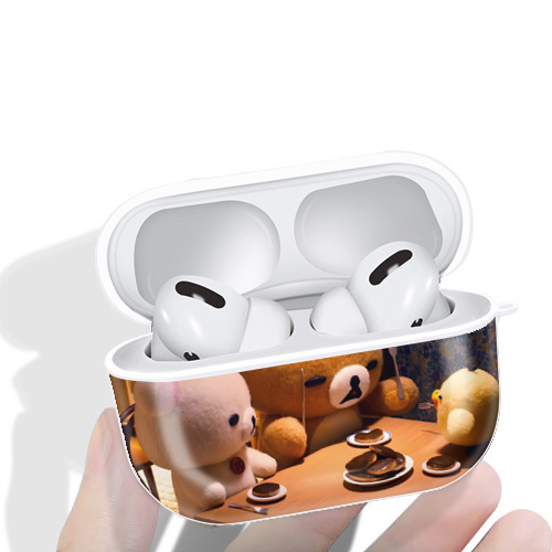 リラックマ リラックマ キイロイトリ Rilakkuma Korilakkuma Kiiroitori 【AirPods Pro用】ハードシェル保護ケース 耐衝撃・防指紋・カラビナ付き商品仕様