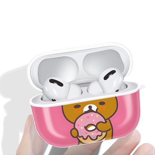 リラックマ リラックマ キイロイトリ Rilakkuma Korilakkuma Kiiroitori 【AirPods Pro用】ハードシェル保護ケース 耐衝撃・防指紋・カラビナ付き商品仕様