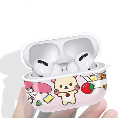 リラックマ リラックマ キイロイトリ Rilakkuma Korilakkuma Kiiroitori 【AirPods Pro用】ハードシェル保護ケース 耐衝撃・防指紋・カラビナ付き商品仕様