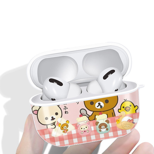 リラックマ リラックマ キイロイトリ Rilakkuma Korilakkuma Kiiroitori 【AirPods Pro用】ハードシェル保護ケース 耐衝撃・防指紋・カラビナ付き商品仕様