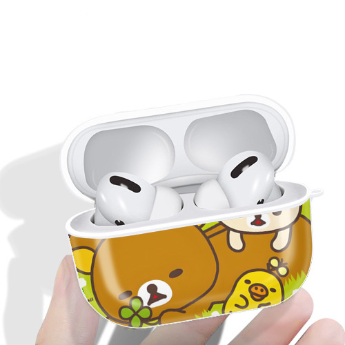 リラックマ リラックマ キイロイトリ Rilakkuma Korilakkuma Kiiroitori 【AirPods Pro用】ハードシェル保護ケース 耐衝撃・防指紋・カラビナ付き商品仕様