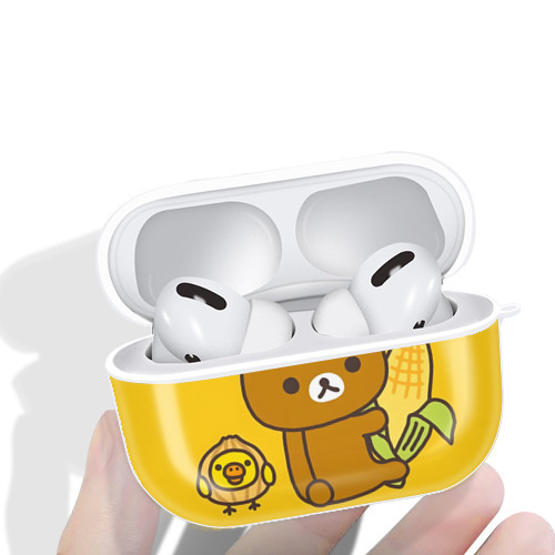 リラックマ リラックマ キイロイトリ Rilakkuma Korilakkuma Kiiroitori 【AirPods Pro用】ハードシェル保護ケース 耐衝撃・防指紋・カラビナ付き商品仕様