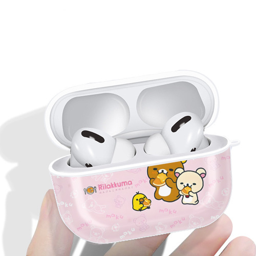 リラックマ リラックマ キイロイトリ Rilakkuma Korilakkuma Kiiroitori 【AirPods Pro用】ハードシェル保護ケース 耐衝撃・防指紋・カラビナ付き商品仕様
