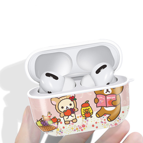 リラックマ リラックマ キイロイトリ Rilakkuma Korilakkuma Kiiroitori 【AirPods Pro用】ハードシェル保護ケース 耐衝撃・防指紋・カラビナ付き商品仕様