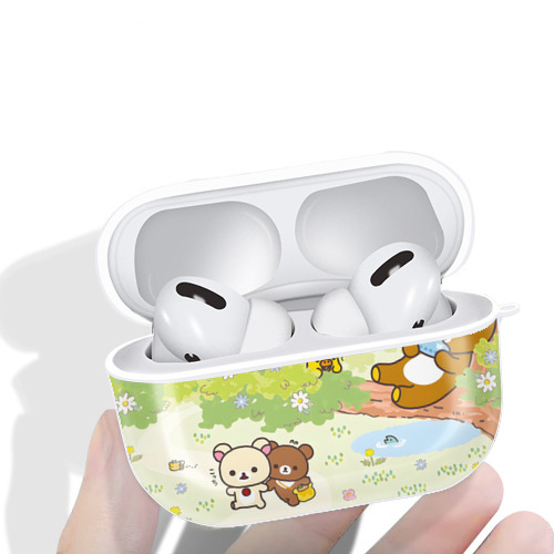 リラックマ リラックマ キイロイトリ Rilakkuma Korilakkuma Kiiroitori 【AirPods Pro用】ハードシェル保護ケース 耐衝撃・防指紋・カラビナ付き商品仕様