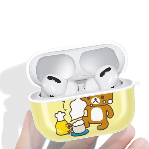 リラックマ リラックマ キイロイトリ Rilakkuma Korilakkuma Kiiroitori 【AirPods Pro用】ハードシェル保護ケース 耐衝撃・防指紋・カラビナ付き商品仕様