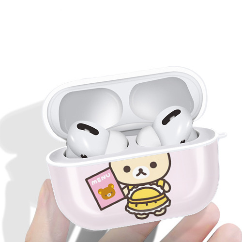 リラックマ リラックマ キイロイトリ Rilakkuma Korilakkuma Kiiroitori 【AirPods Pro用】ハードシェル保護ケース 耐衝撃・防指紋・カラビナ付き商品仕様