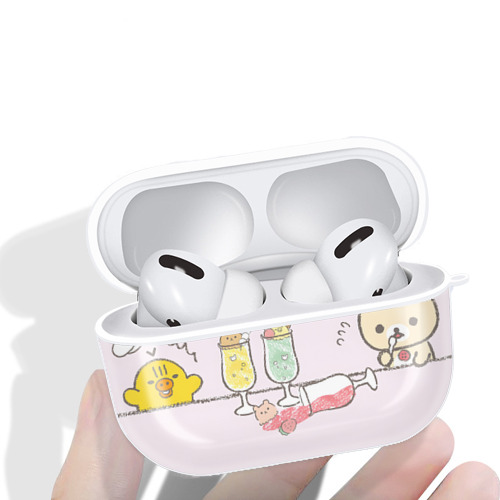 リラックマ リラックマ キイロイトリ Rilakkuma Korilakkuma Kiiroitori 【AirPods Pro用】ハードシェル保護ケース 耐衝撃・防指紋・カラビナ付き商品仕様