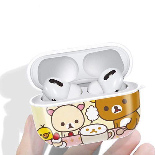 リラックマ リラックマ キイロイトリ Rilakkuma Korilakkuma Kiiroitori 【AirPods Pro用】ハードシェル保護ケース 耐衝撃・防指紋・カラビナ付き商品仕様