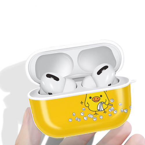 リラックマ リラックマ キイロイトリ Rilakkuma Korilakkuma Kiiroitori 【AirPods Pro用】ハードシェル保護ケース 耐衝撃・防指紋・カラビナ付き商品仕様