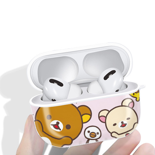 リラックマ リラックマ キイロイトリ Rilakkuma Korilakkuma Kiiroitori 【AirPods Pro用】ハードシェル保護ケース 耐衝撃・防指紋・カラビナ付き商品仕様