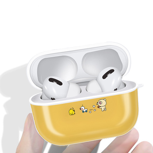 リラックマ リラックマ キイロイトリ Rilakkuma Korilakkuma Kiiroitori 【AirPods Pro用】ハードシェル保護ケース 耐衝撃・防指紋・カラビナ付き商品仕様