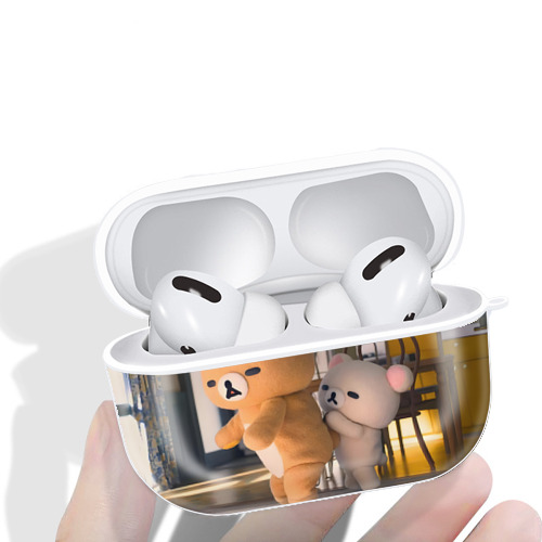 リラックマ リラックマ キイロイトリ Rilakkuma Korilakkuma Kiiroitori 【AirPods Pro用】ハードシェル保護ケース 耐衝撃・防指紋・カラビナ付き商品仕様