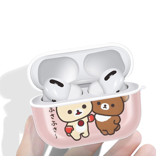 リラックマ リラックマ キイロイトリ Rilakkuma Korilakkuma Kiiroitori 【AirPods Pro用】ハードシェル保護ケース 耐衝撃・防指紋・カラビナ付き商品仕様