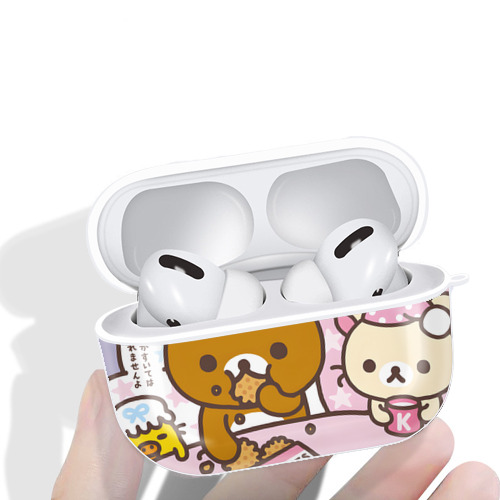 リラックマ リラックマ キイロイトリ Rilakkuma Korilakkuma Kiiroitori 【AirPods Pro用】ハードシェル保護ケース 耐衝撃・防指紋・カラビナ付き商品仕様