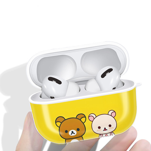 リラックマ リラックマ キイロイトリ Rilakkuma Korilakkuma Kiiroitori 【AirPods Pro用】ハードシェル保護ケース 耐衝撃・防指紋・カラビナ付き商品仕様