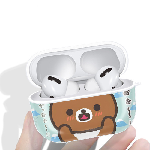 リラックマ リラックマ キイロイトリ Rilakkuma Korilakkuma Kiiroitori 【AirPods Pro用】ハードシェル保護ケース 耐衝撃・防指紋・カラビナ付き商品仕様
