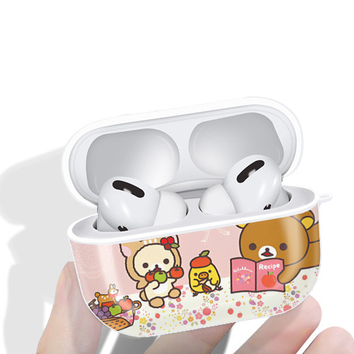 リラックマ リラックマ キイロイトリ Rilakkuma Korilakkuma Kiiroitori 【AirPods Pro用】ハードシェル保護ケース 耐衝撃・防指紋・カラビナ付き商品仕様