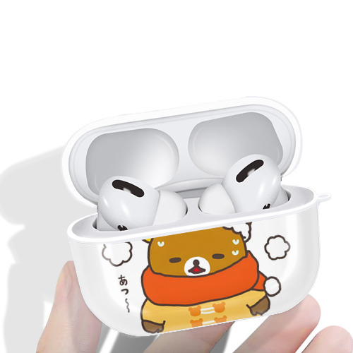 リラックマ リラックマ キイロイトリ Rilakkuma Korilakkuma Kiiroitori 【AirPods Pro用】ハードシェル保護ケース 耐衝撃・防指紋・カラビナ付き商品仕様