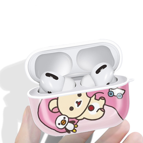 リラックマ リラックマ キイロイトリ Rilakkuma Korilakkuma Kiiroitori 【AirPods Pro用】ハードシェル保護ケース 耐衝撃・防指紋・カラビナ付き商品仕様